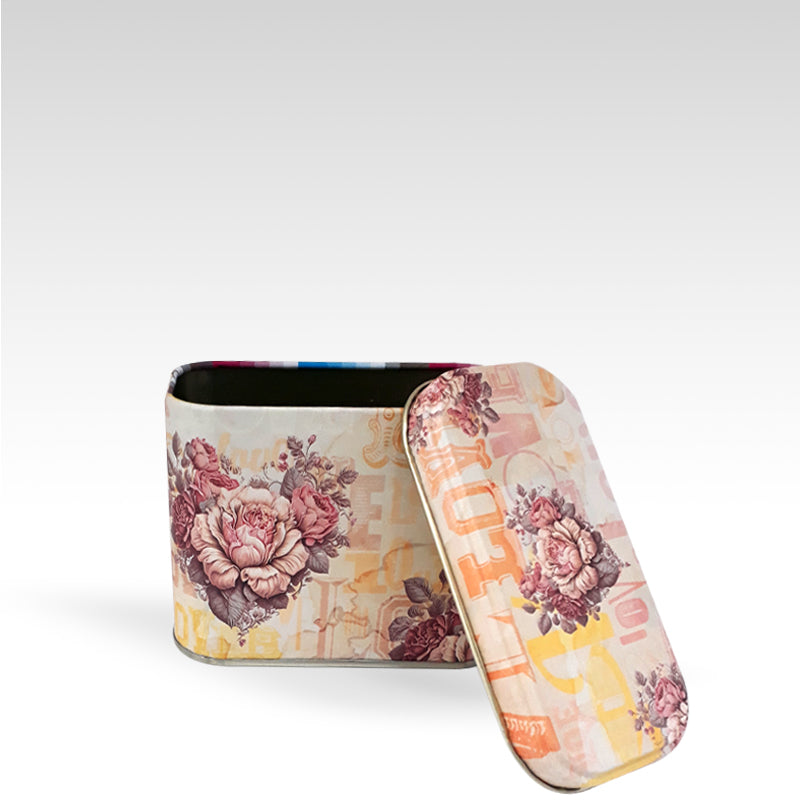 Lata Retro - 8,5 x 11,5 x 6,0 cm