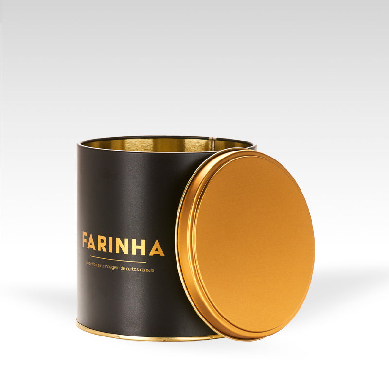 Lata Farinha Dourada - 12,7 x 13,0 cm