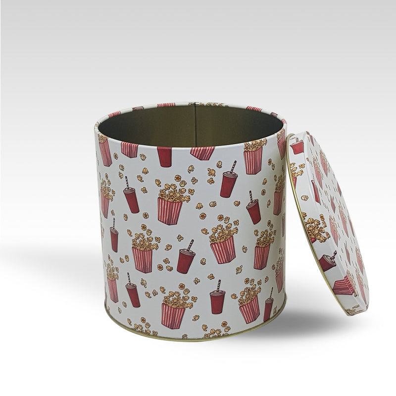 Lata Pipoca Vetor - 16,5 x 16,9 cm