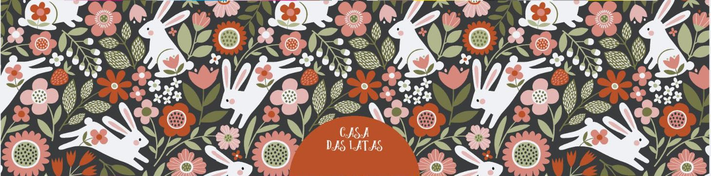 Casa da Lata Verde Coelho 99x77 - Páscoa