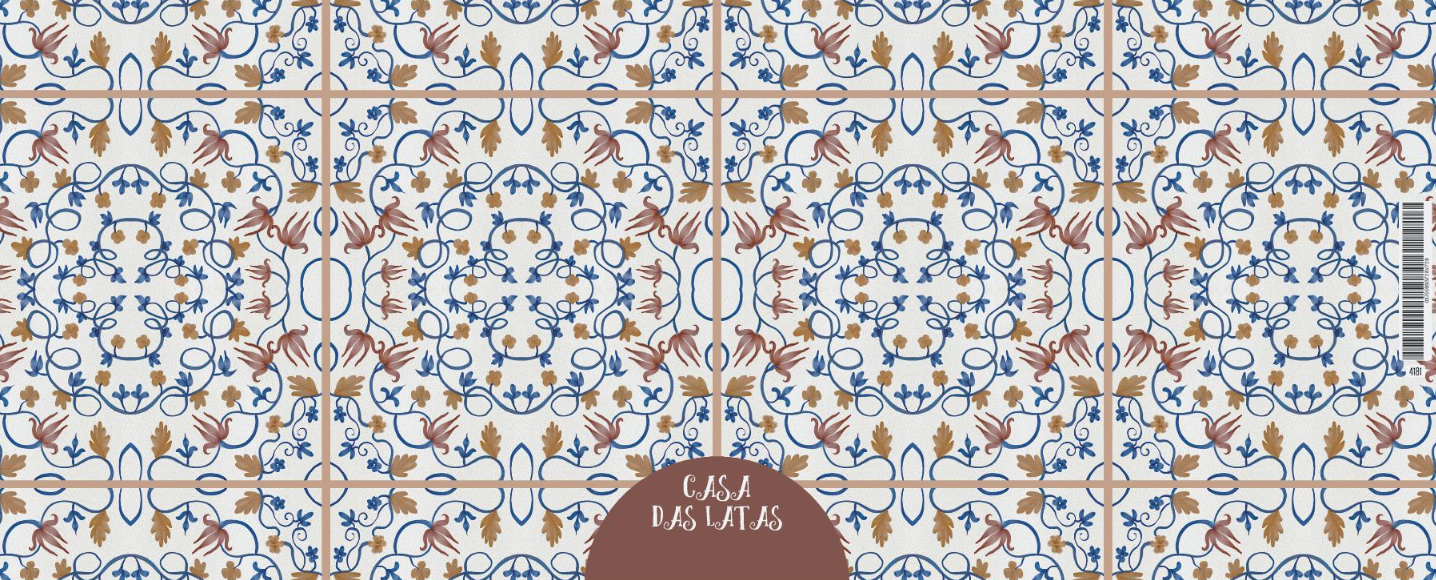 Lata Azulejo 3 9,9x12,2 cm