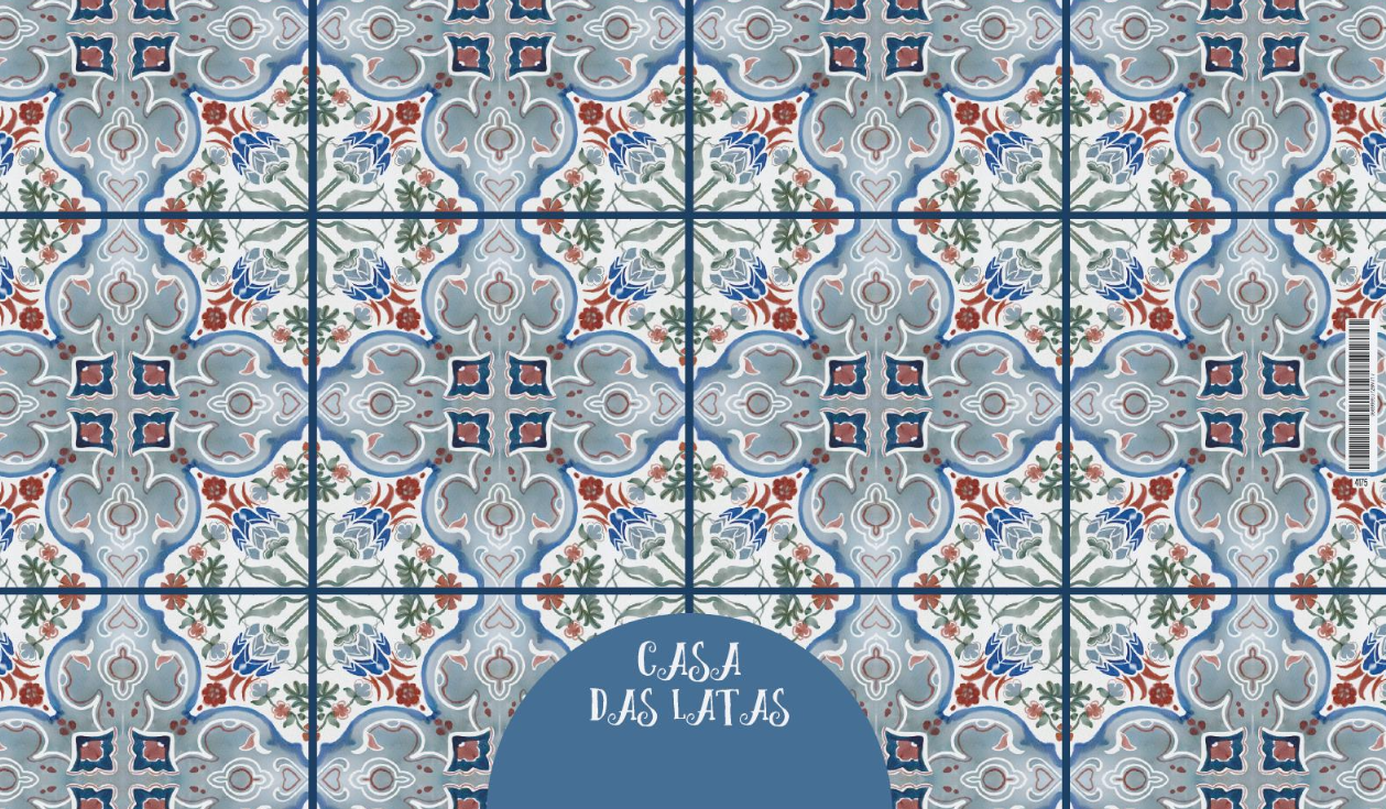 Lata Azulejo 1 9,9x17,6 cm