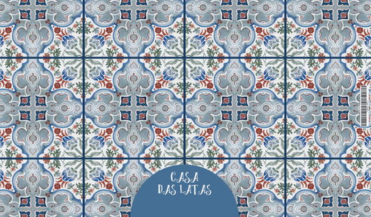 Lata Azulejo 1 9,9x17,6 cm