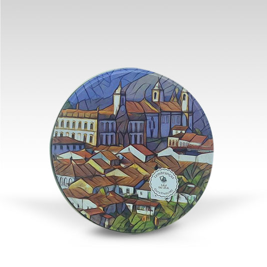 Lata Cidade Ouro Preto 16,5 x 6,6 cm - Ouro Preto
