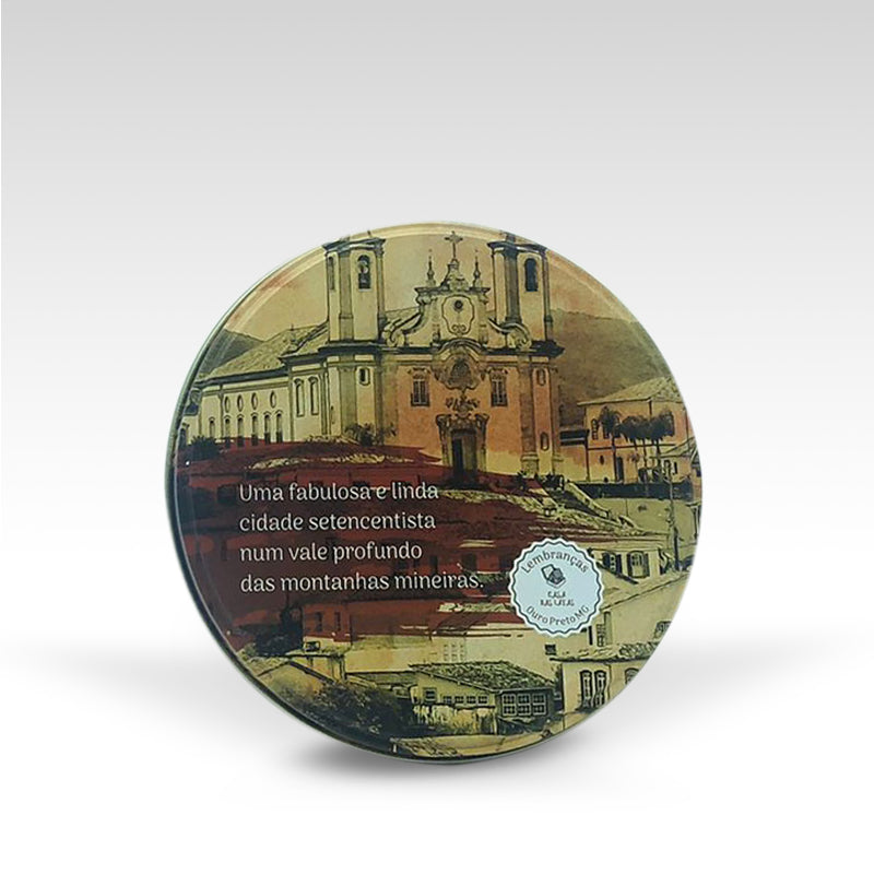 Lata Fabulosa Ouro Preto 16,5 x 6,6 cm - Ouro Preto