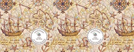 Lata Arraial Barcos 9,9x12,2 cm - Arraial D'ajuda