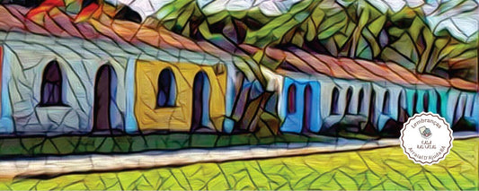 Lata Casa Colorida 9,9x12,2 -  Arraial D'ajuda