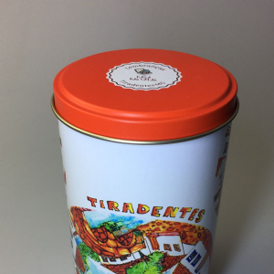 Lata Tiradentes Laranja 9,9 x 17,6 cm - Tiradentes