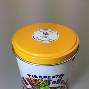 Lata Tiradentes Azul 9,9 x 12,2 cm - Tiradentes