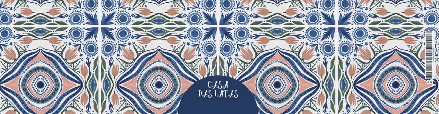 Lata Azulejo 7 9,9x7,7 cm