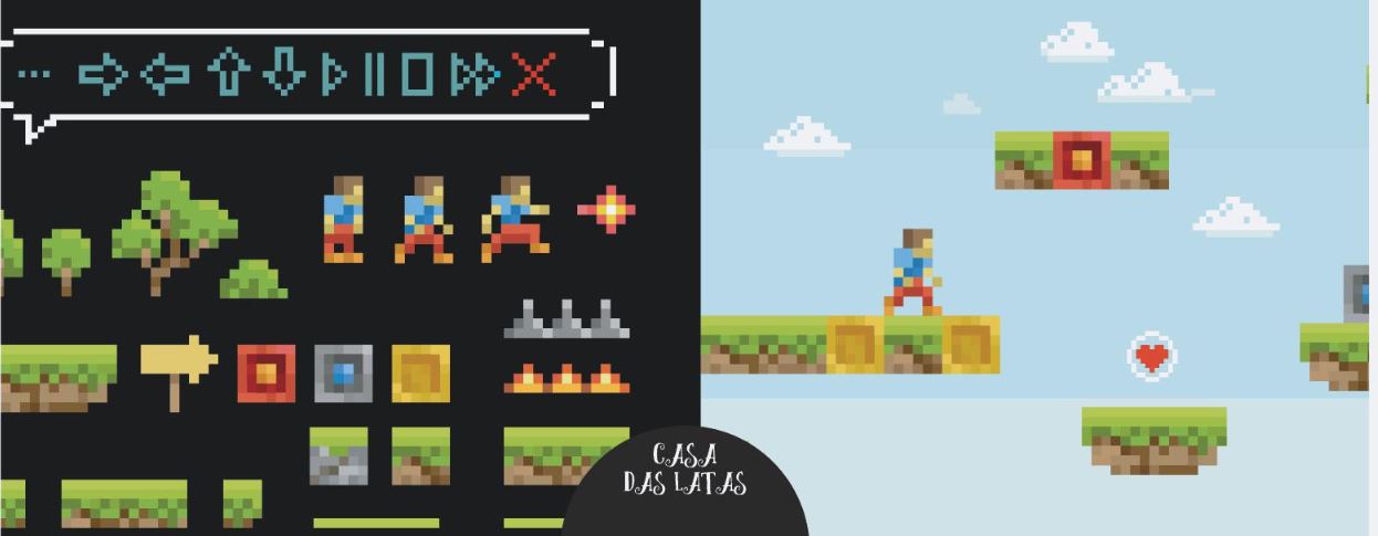 Casa das Latas Atari 9,9x12,2cm - Dia das Crianças