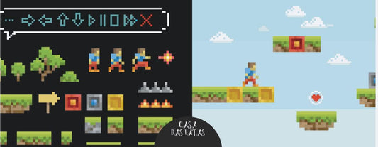 Casa das Latas Atari 9,9x12,2cm - Dia das Crianças