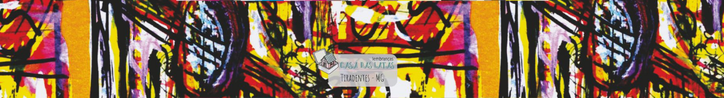 Casa das Latas Tiradentes Colorida 16,5x6,6cm