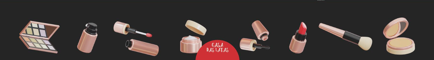 Lata Maquiagem 3D 16,5x6,6 cm