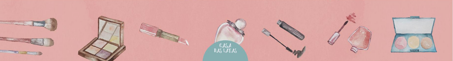 Lata Maquiagem Aquarela 16,5x6,6 cm