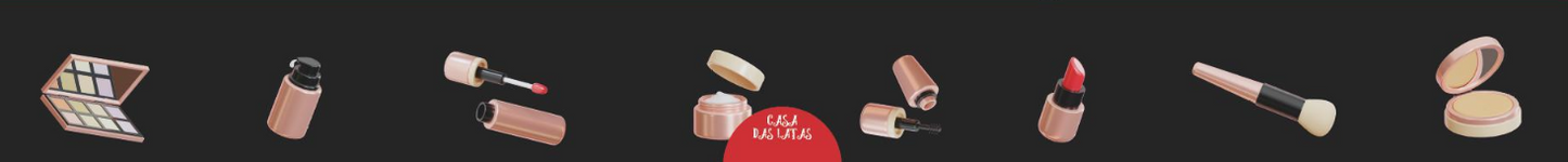 Lata Maquiagem 3D 22x6,6 cm