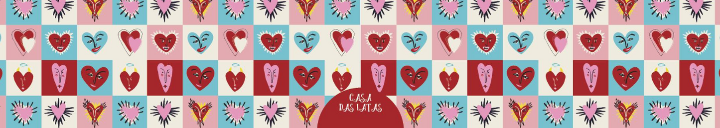 Lata Namorados Quadrinhos 12,7x6,6 cm