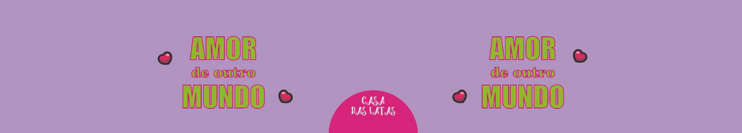 Lata Namorados Mundo 12,7x6,6 cm