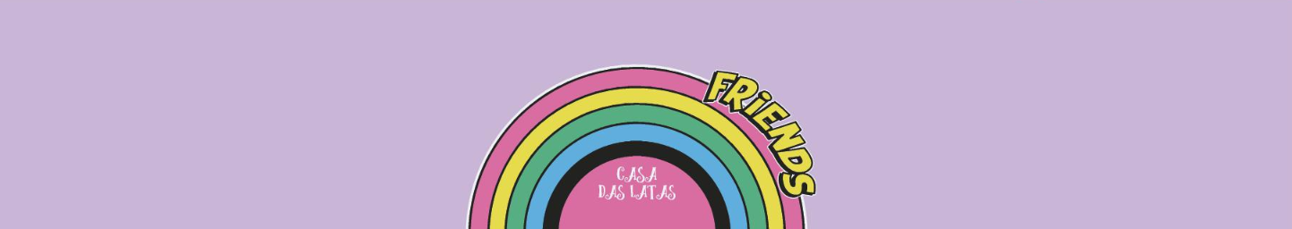 Lata Páscoa Friends 12,7x6,6 cm