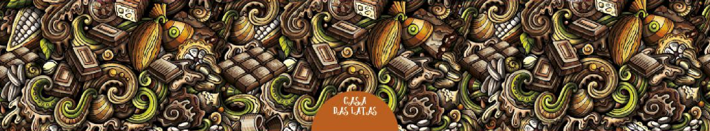 Lata Páscoa Padrão Chocolate 12,7x6,6 cm