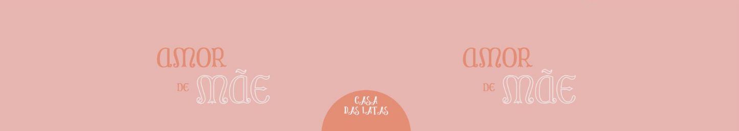 Lata Mães Amor de Mãe 12,7x6,6 cm