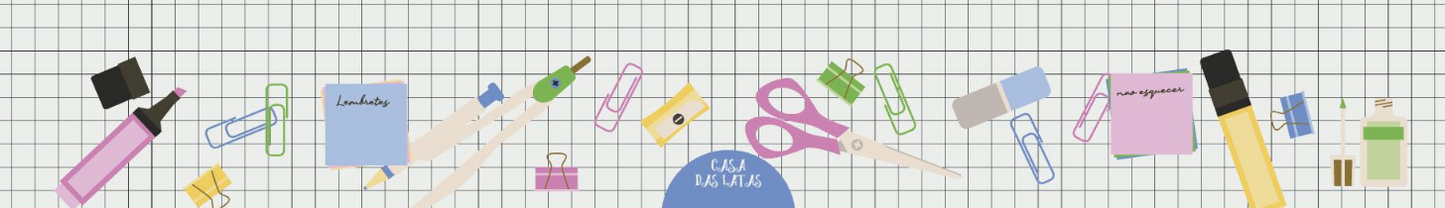 Lata Escritório Estojo 12,7x5,5 cm