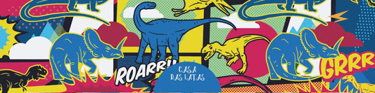 Casa das Latas Dinossauros 99x77 - Dia das Crianças