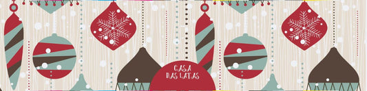 Casa das Latas Enfeites de Natal 99x77
