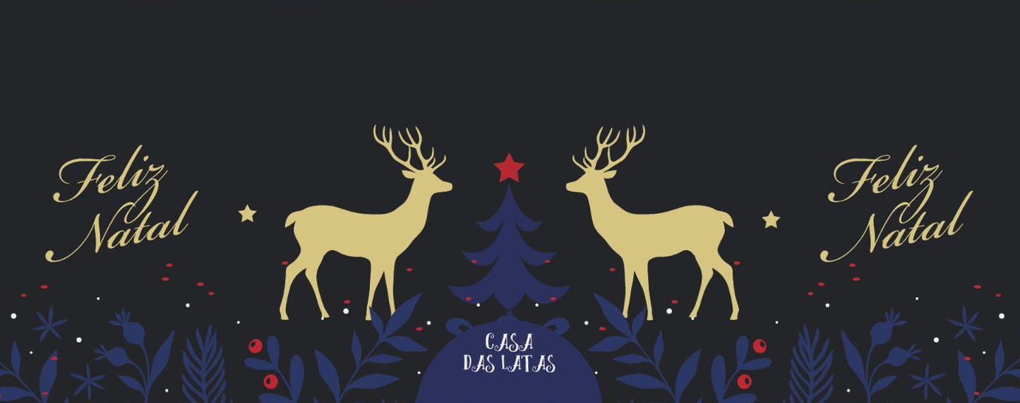 Casa das Latas Feliz Natal 99x122