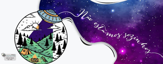 Lata Não Estamos Sozinhos 99x122 - Alto Paraíso