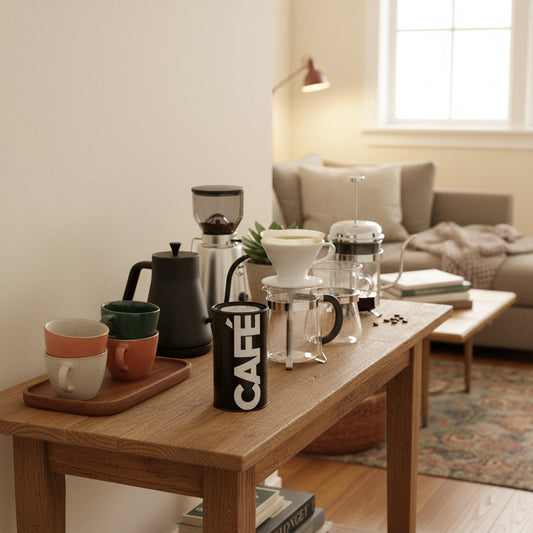 Lata Café Preta Vertical - 9,9 x 17,6 cm