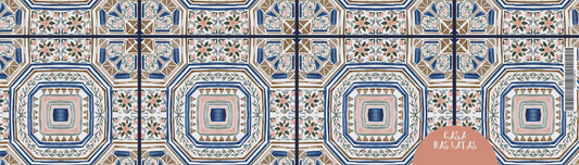 Lata Azulejo 4 Retangular 8,5x11,5x6 cm