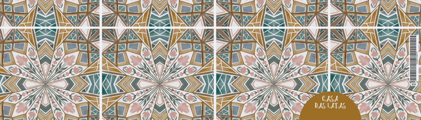 Lata Azulejo 6 Retangular 8,5x11,5x6 cm