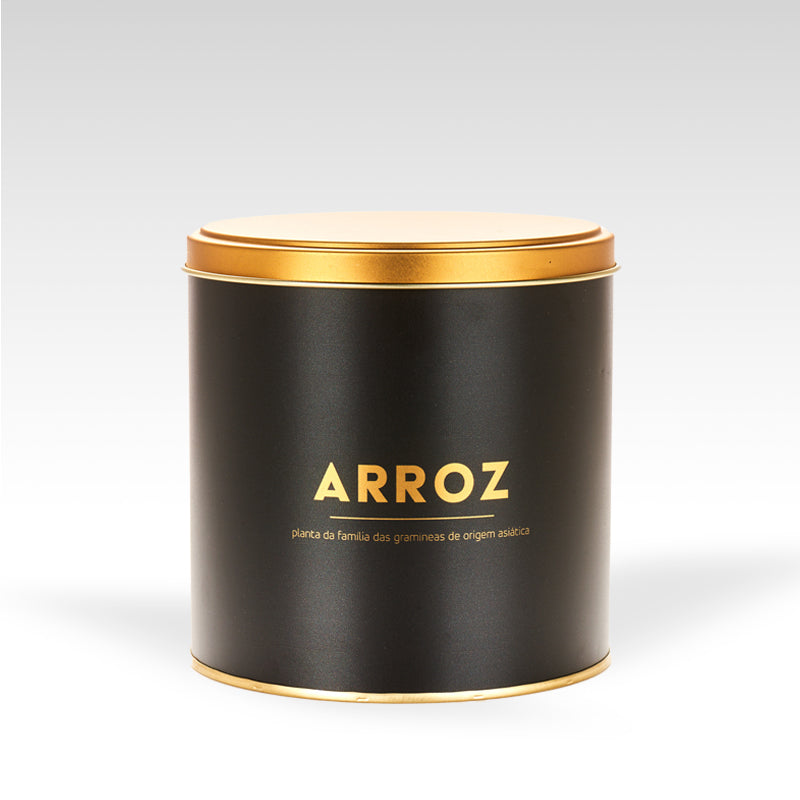 Lata Arroz Dourada - 12,7 x 13,0 cm