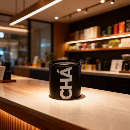 Lata Chá Preta Vertical - 9,9 x 10,0 cm