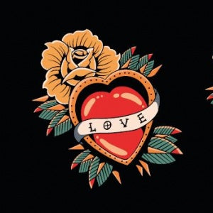 Lata Namorados Love 9,9x12,2 cm - Dia dos Namorados