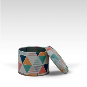 Lata Geométrica - 9,9 x 7,7 cm