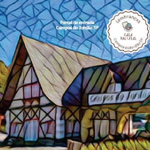 Lata Campos Portal Entrada 9,9 x 17,6 cm - Campos do Jordão