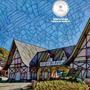 Lata Campos Portal Entrada 16,5 x 6,6 cm - Campos do Jordão