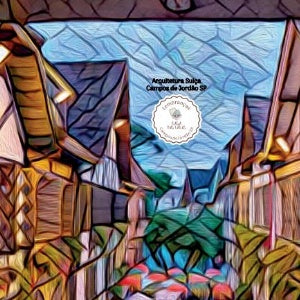 Lata Campos do Jordão Arquitetura 16,5 x 6,6 cm - Campos do Jordão