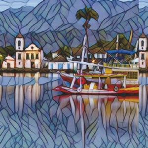 Lata Paraty Barco 9,9x12,2 cm - Paraty