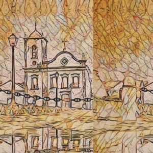 Lata Paraty Igreja Bege 9,9x12,2 cm - Paraty
