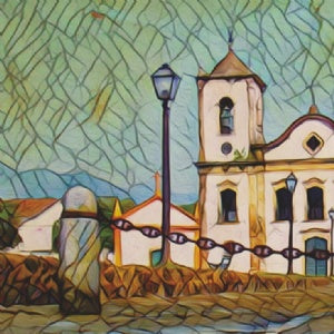 Lata Paraty Igreja 9,9x17,6 cm - Paraty