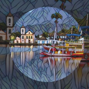 Lata Paraty Barco 16,5x6,6 cm - Paraty