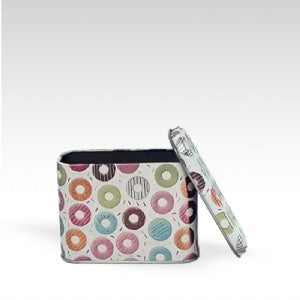 Lata Donuts Retangular - 8,5x11,5x6,0 cm