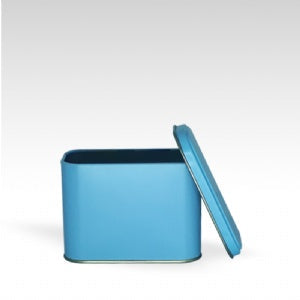 Lata Azul Retangular - 8,5x11,5x6,0 cm