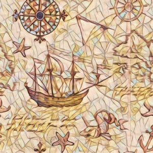 Lata Barcos 9,9x17,6 cm - Arraial D'ajuda