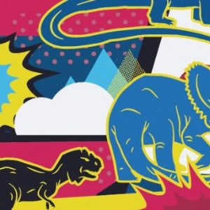 Lata Dinossauros 9,9x17,6 - Dia das Crianças