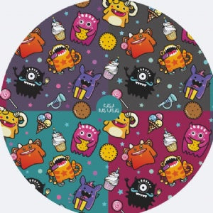 Lata Monstrinhos 16,5x6,6 - Dia das Crianças