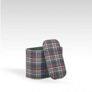 Lata Xadrez Retangular - 8,5x11,5x6,0 cm